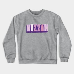 Huzzah - Pastel Pink and Lavender Crewneck Sweatshirt